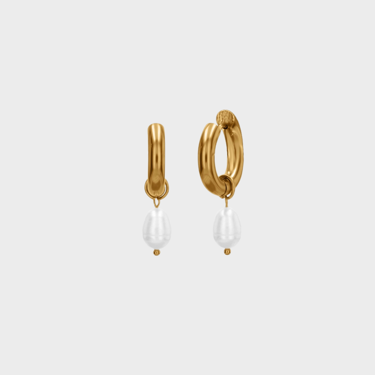 Chunky Pearl Hoops wintherstudio-se