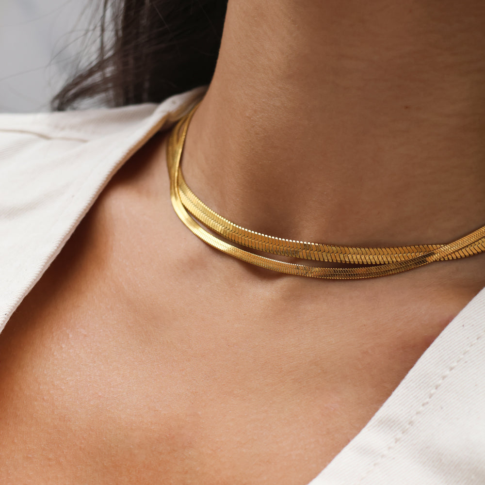 Flat Snake Halsband wintherstudio-se