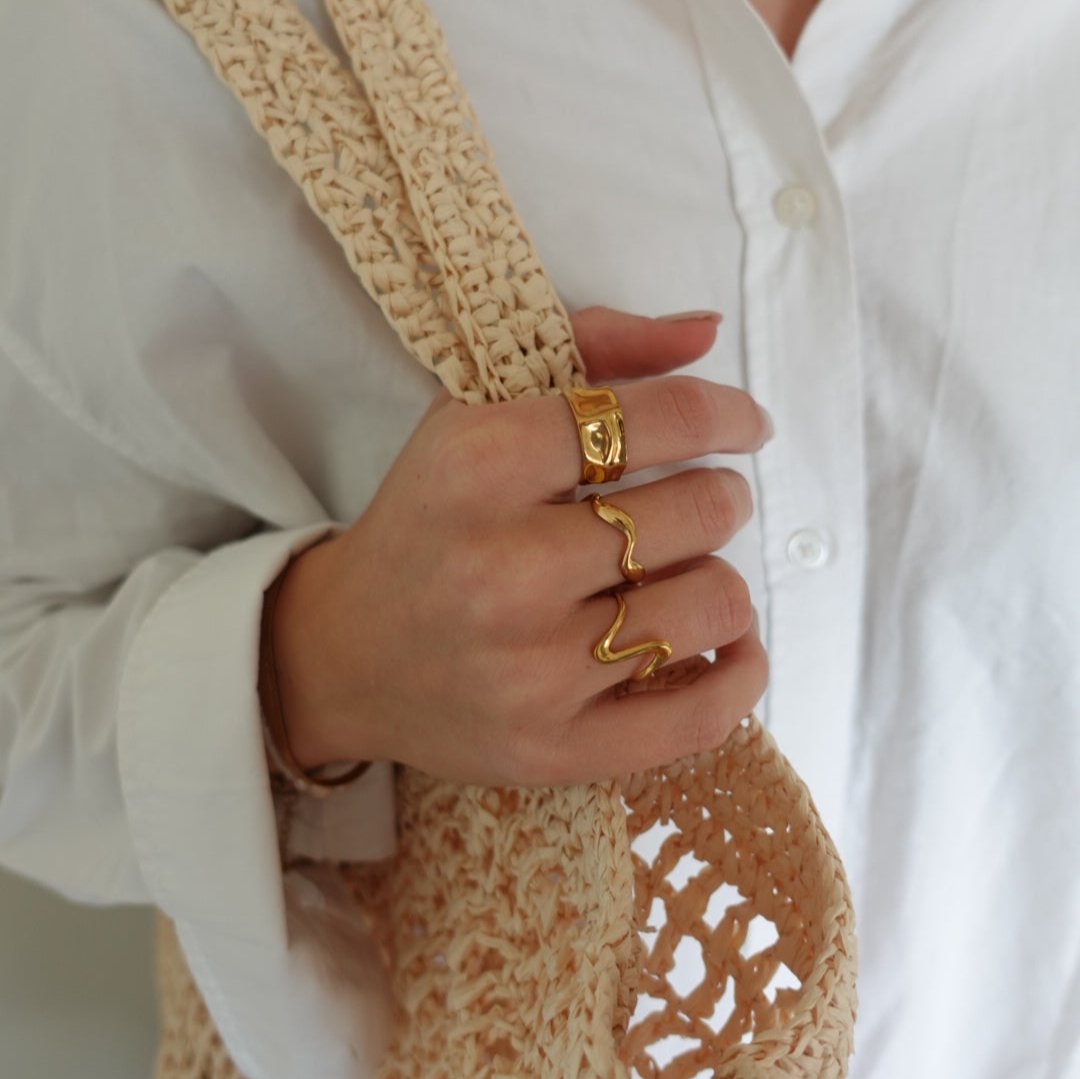 Ring Mix - guldfärget wintherstudio-se
