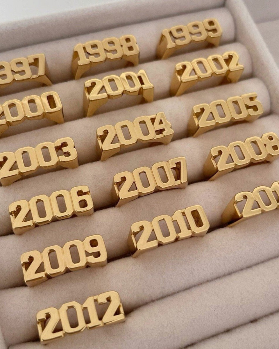 Birth Year Ring Guld wintherstudio-se