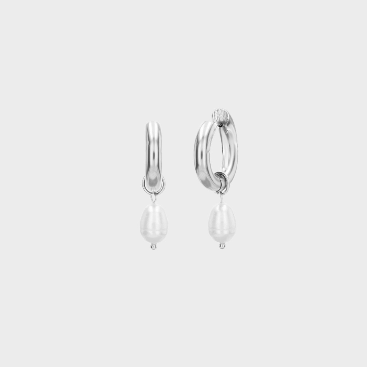 Chunky Pearl Hoops wintherstudio-se