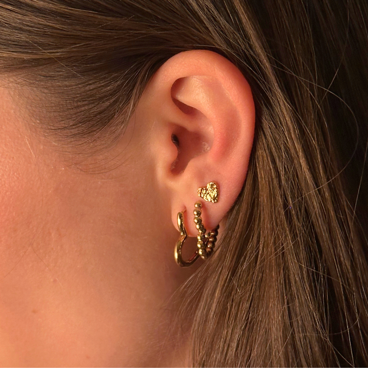 Heart Stiftörhängen wintherstudio-se