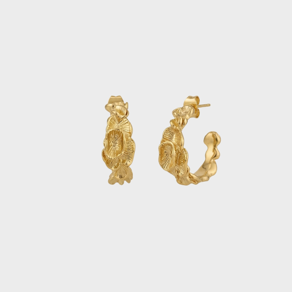 Muslas earrings gold 