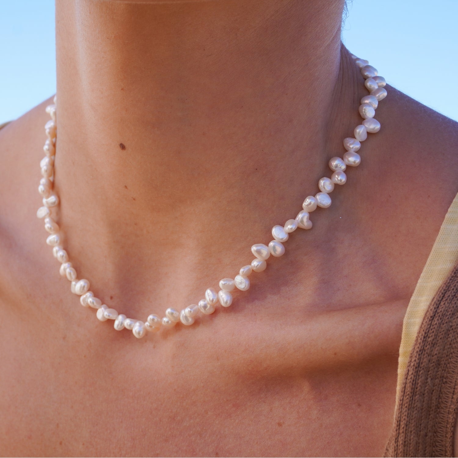 Oval Pearl Halsband wintherstudio-se