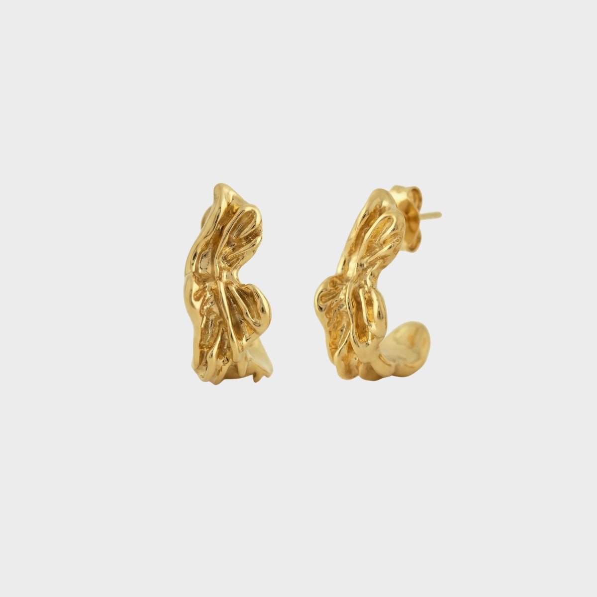 Puki earrings gold