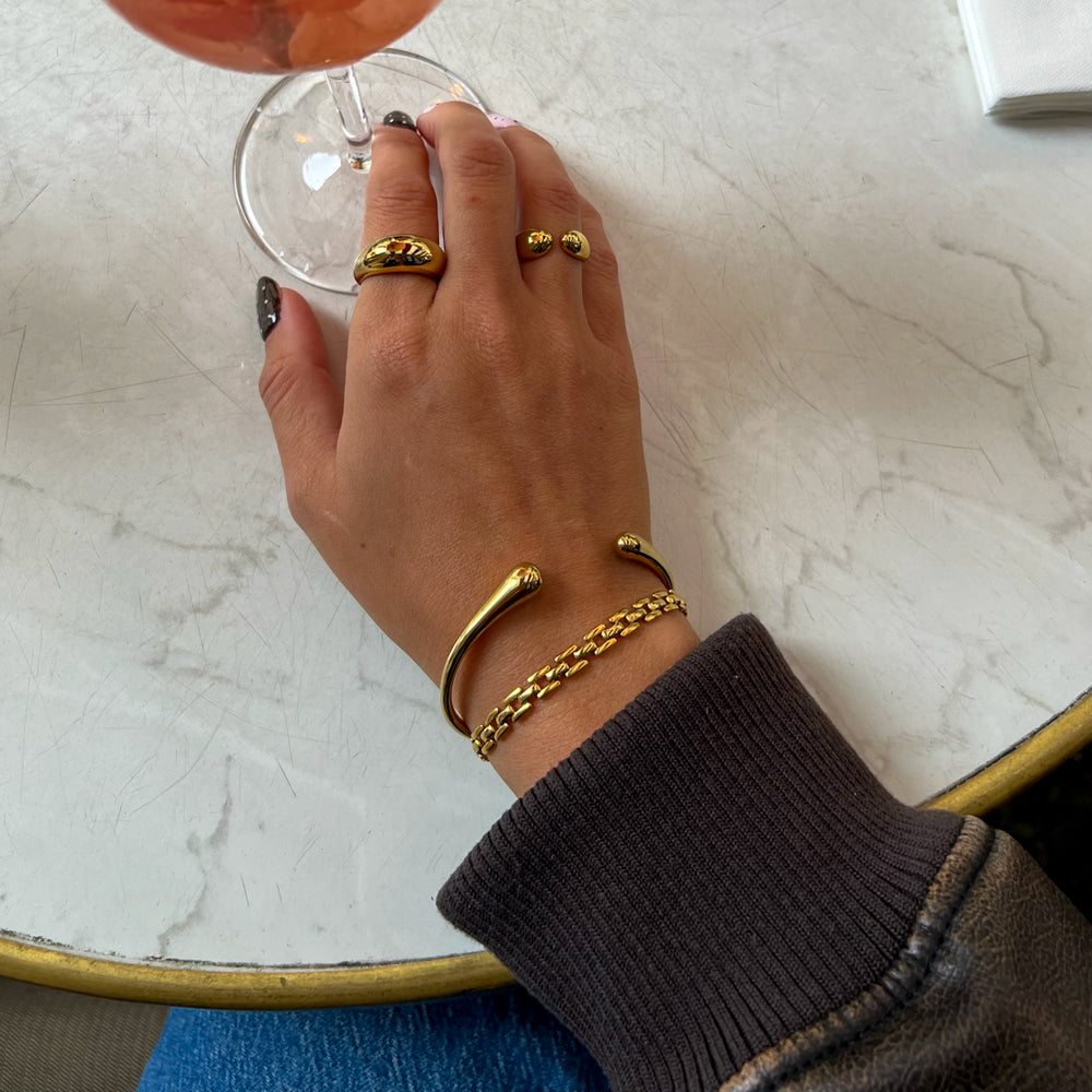 Double Drop Bangle